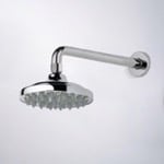 Remer 343-30-35315 6 Inch Rain Shower Head With Arm, Chrome